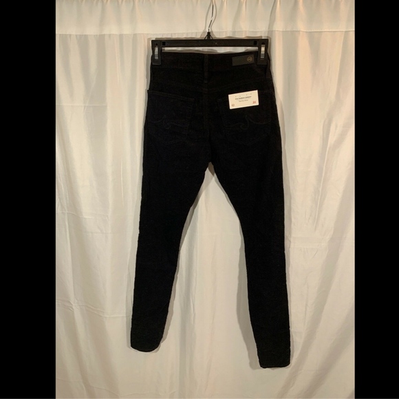 DEFECT $188 AG The Farrah High Waist‎ Skinny Corduroy Pants in Black [SZ 24 ] - Picture 7 of 8